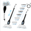 Elektryczna szczotka SHINE MATE – spray, wyświetlacz, IP68, 5w1 do czyszczenia fug łazienki kuchni mop