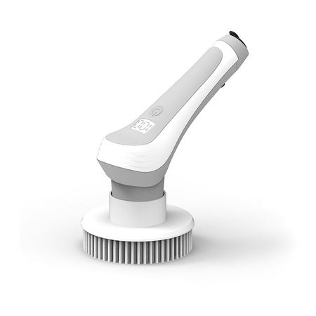 Elektryczna szczotka SHINE MATE – wyświetlacz, IP68, teleskop 125 cm do czyszczenia fug łazienki kuchni