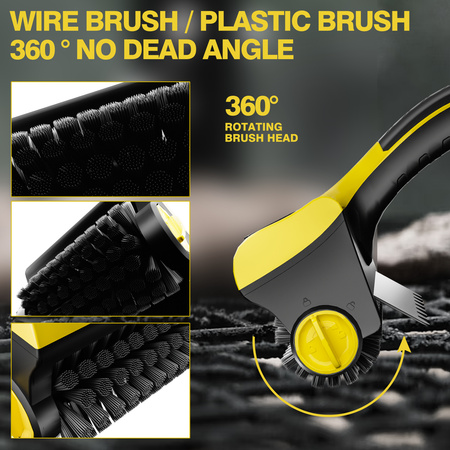 Elektryczna szczotka do grilla ShineMate 2600mAh, IPX7, 30W